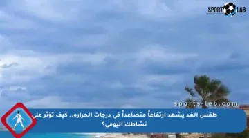 طقس الغد يشهد ارتفاعاً متصاعداً في درجات الحرارة.. كيف تؤثر على نشاطك اليومي؟